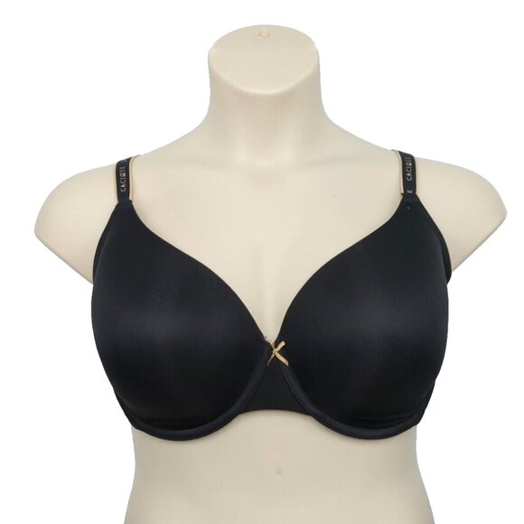 Cacique Other - Cacique Lane Bryant Womens Smooth T Shirt Bra Lined U/W Straps 46D Black